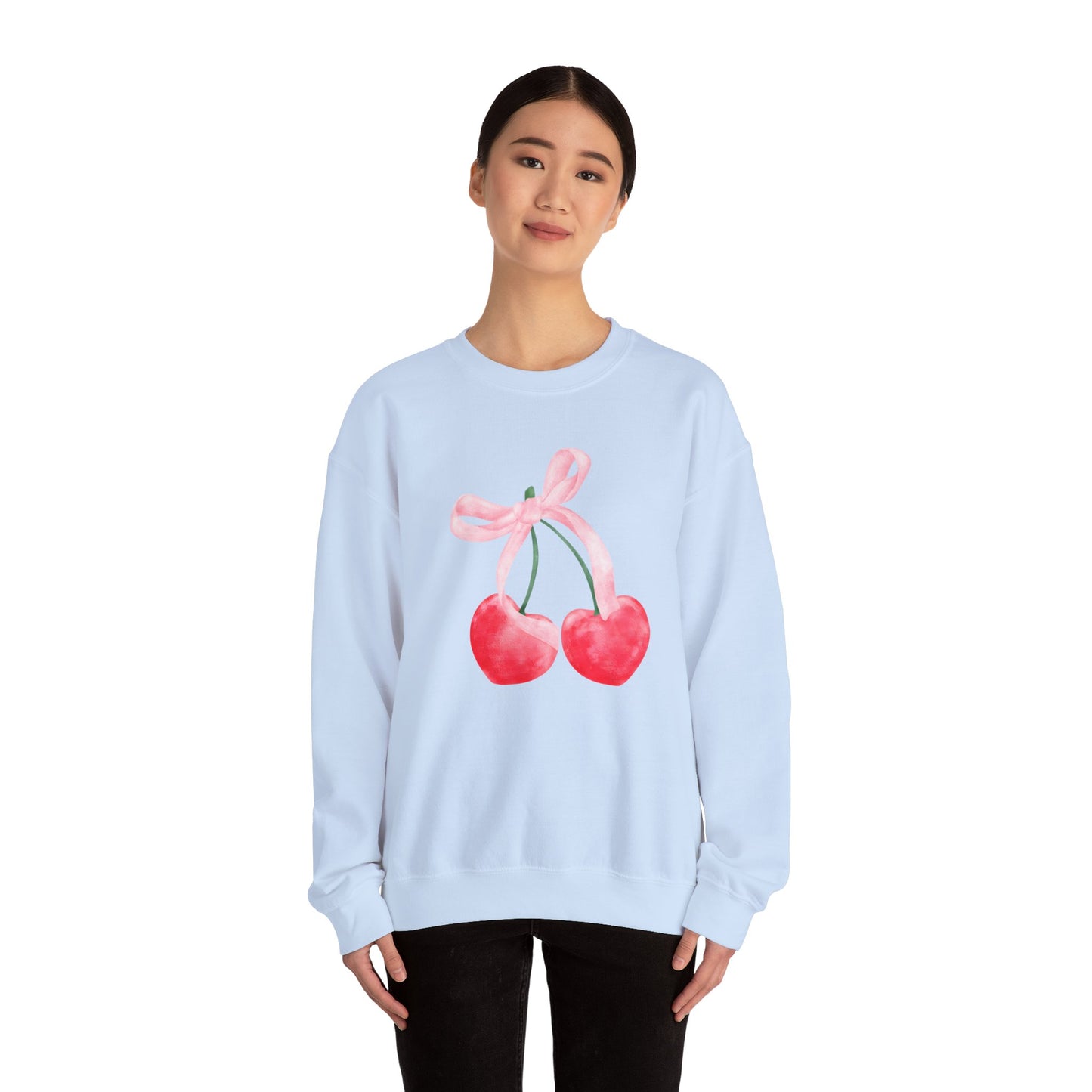 Cherry Bow Coquette Sweatshirt