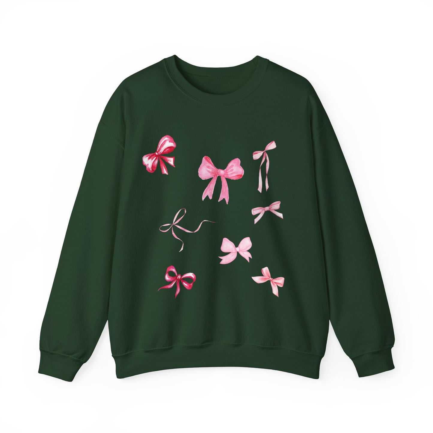Bow Bliss Elegance: Coquette Aesthetic Sweatshirt