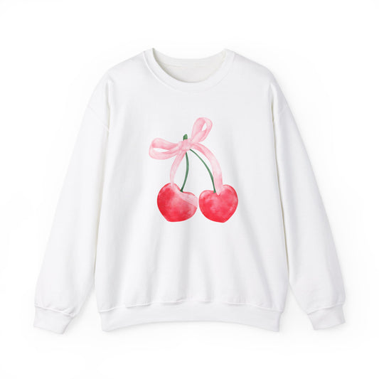 Cherry Bow Coquette Sweatshirt