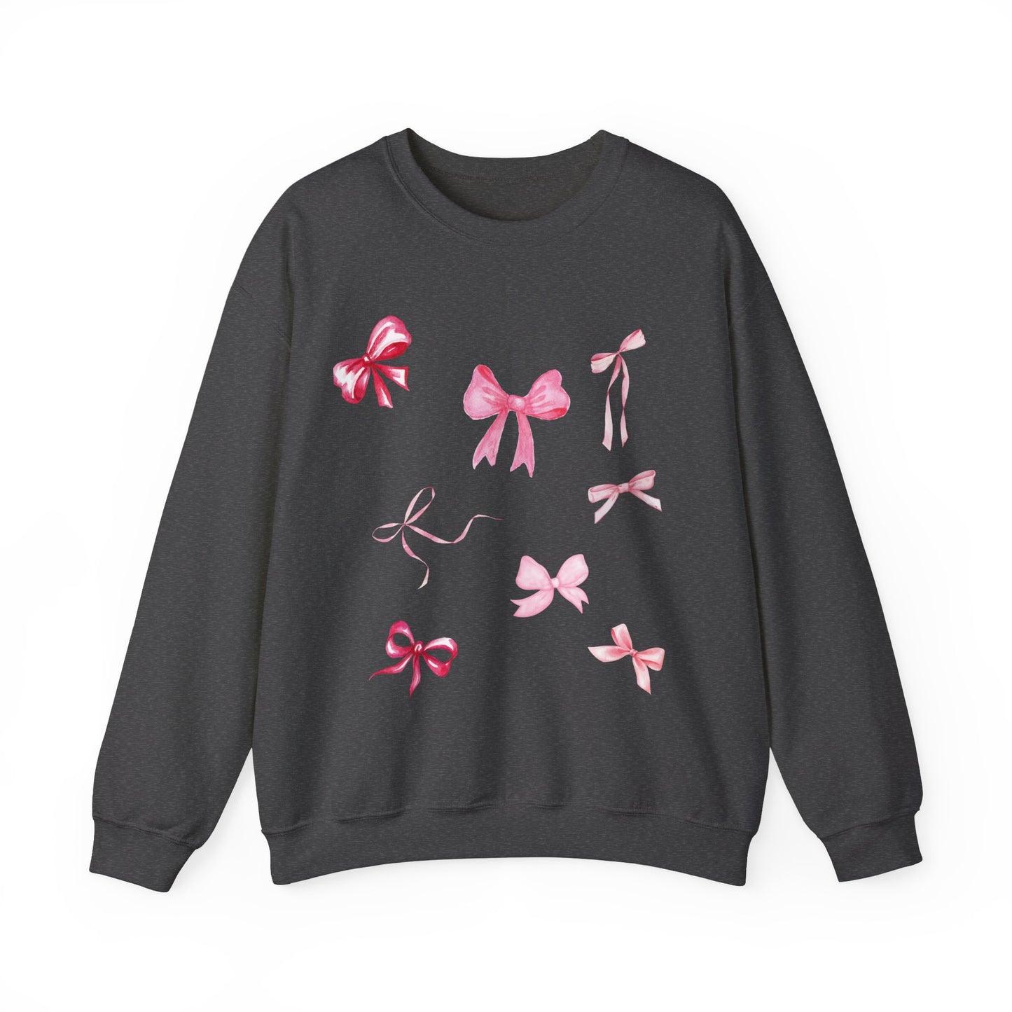 Bow Bliss Elegance: Coquette Aesthetic Sweatshirt