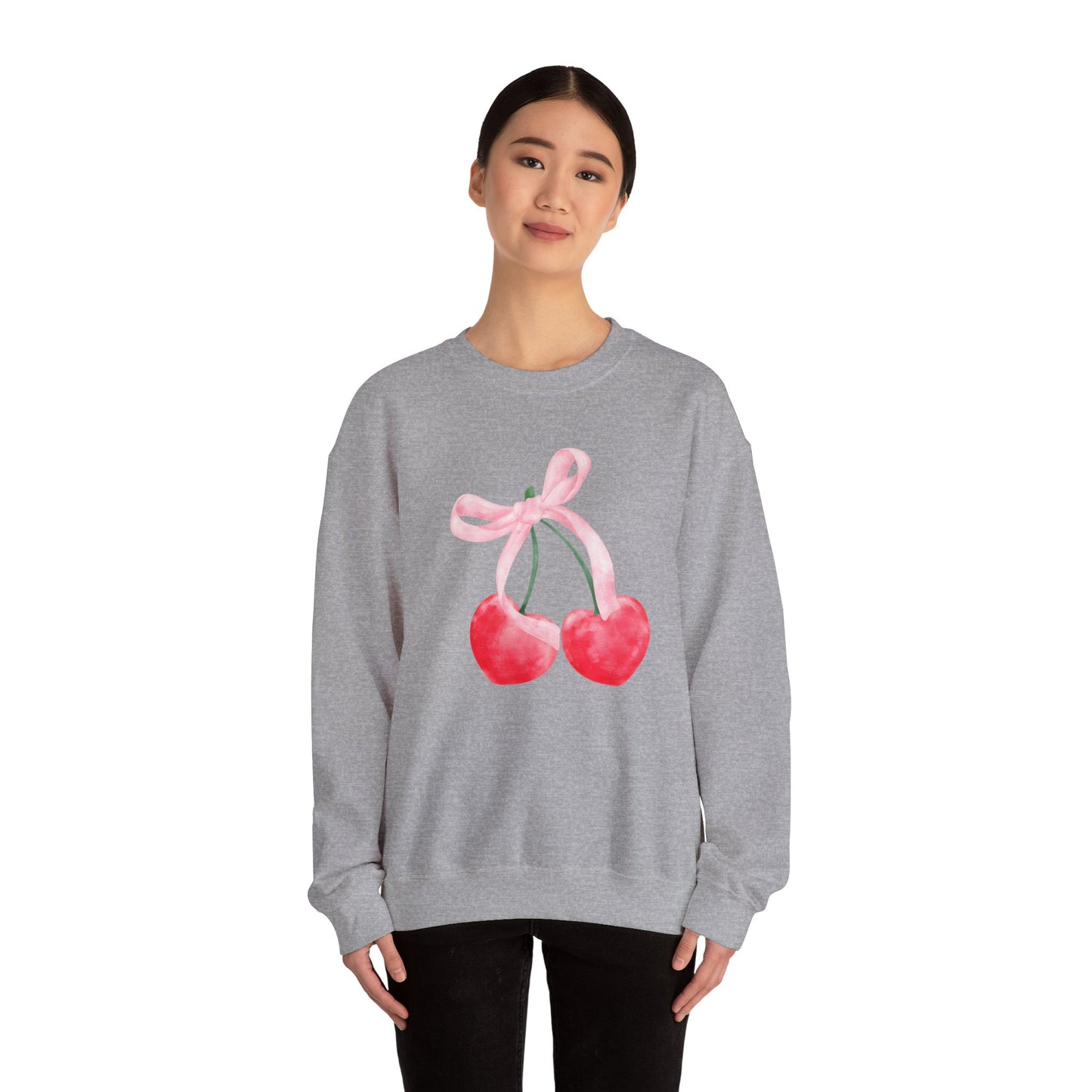 Cherry Bow Coquette Sweatshirt