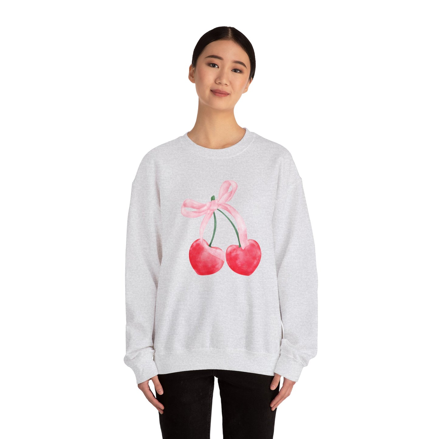 Cherry Bow Coquette Sweatshirt