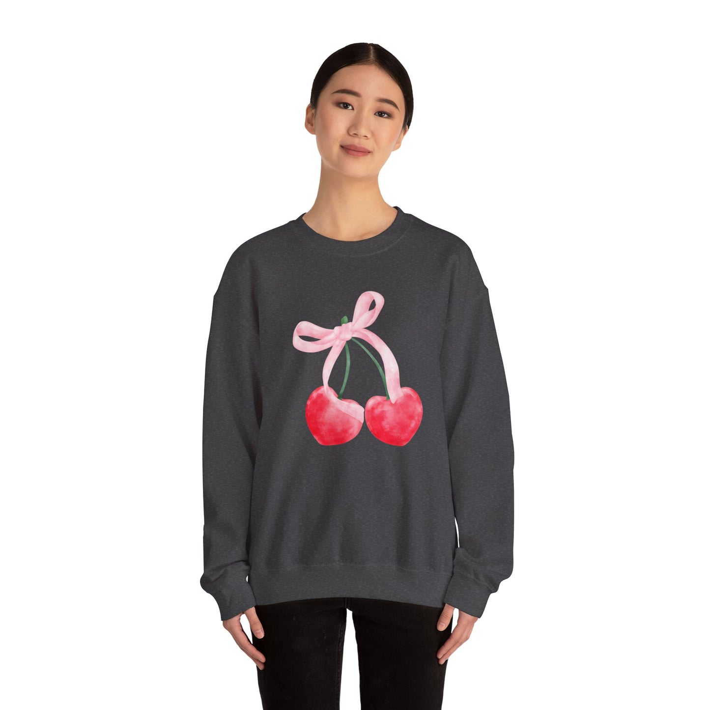 Cherry Bow Coquette Sweatshirt