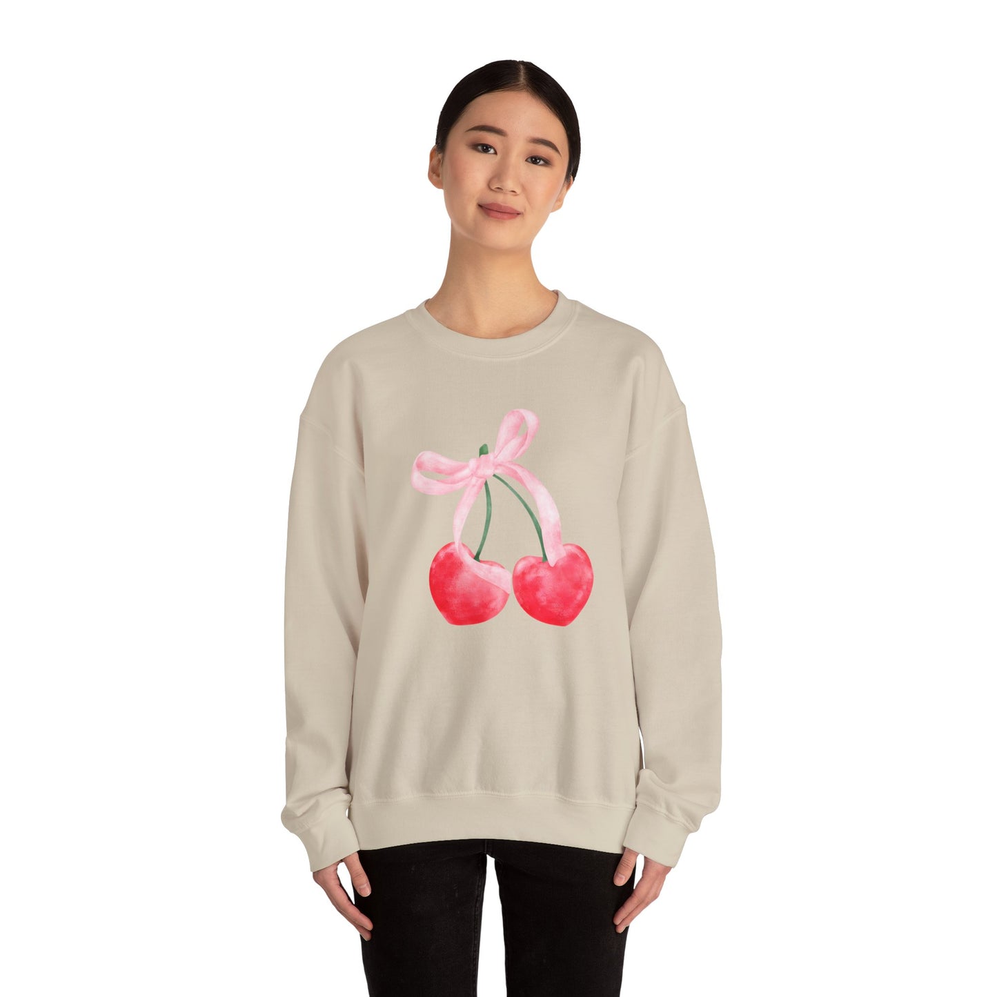 Cherry Bow Coquette Sweatshirt